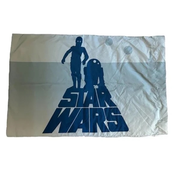 Star Wars Full Size 4 Piece Sheet Set Blue Jay Franco X-wing Tie Fighter - Picture 3 of 5